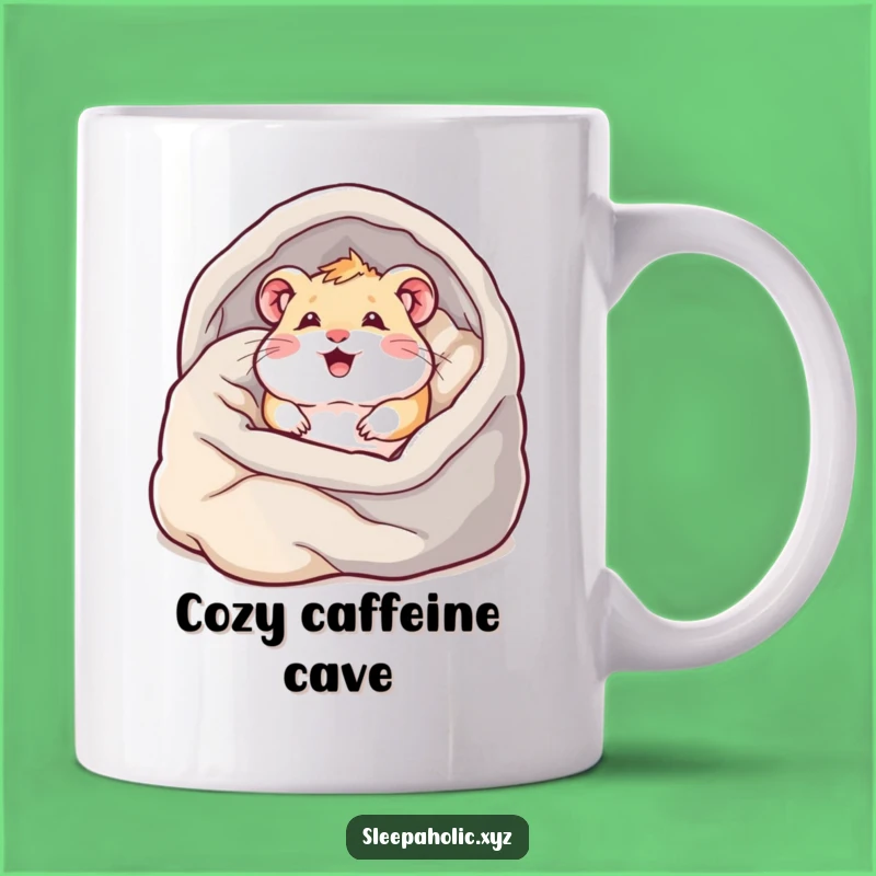 Funny Hamster Burrowing Mug - Perfect Gift for Cozy Comfort Seekers