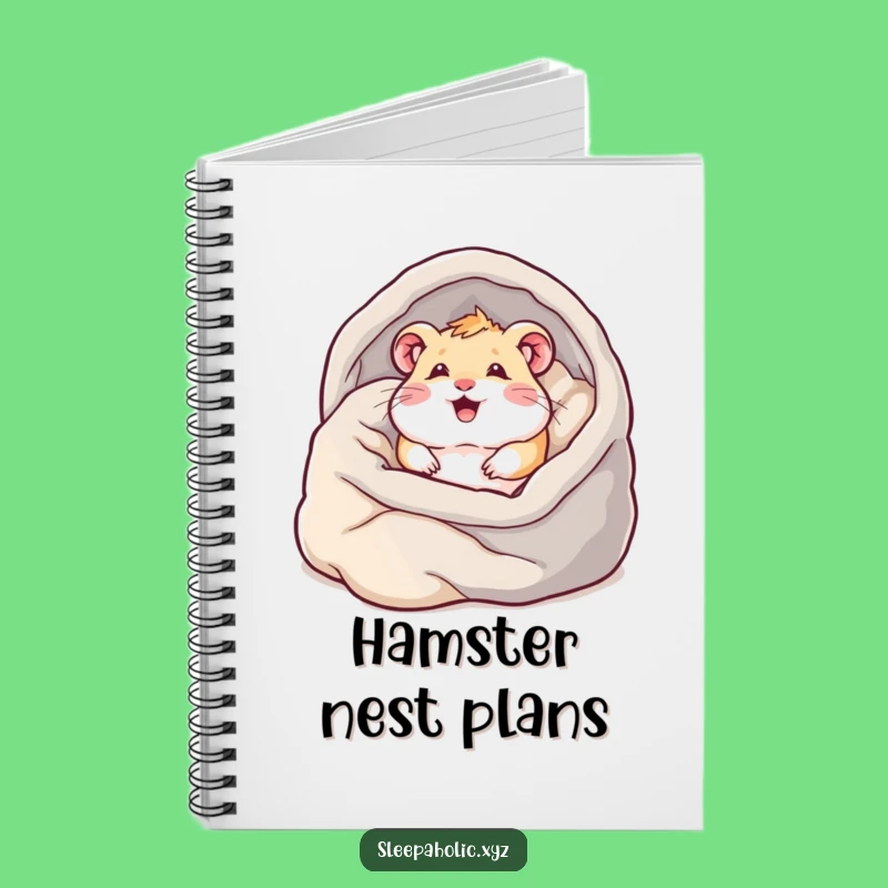 Funny Hamster Burrowing Notebook - Hilarious Journal for Cozy Thoughts